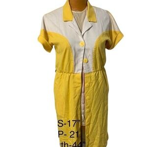 womens retro vintage pinup rockabilly button up dress KP's Closet size 10.